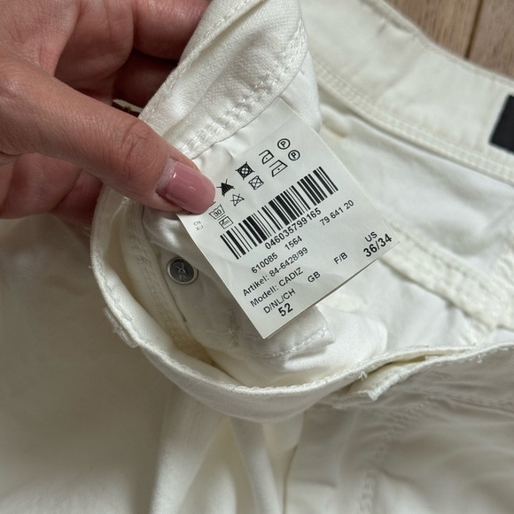 Brax Cadiz Men’s Straight Leg Denim Jeans - 36 x 34 - White - Like New - Picture 7 of 10